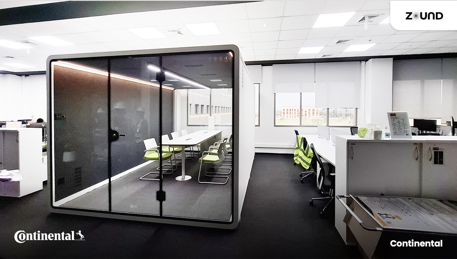 ZOUND pods installed at Continental